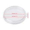 2025 New 1 PC 38.6mm Round Acrylic Coin Capsule Clear Storage Holder For Silver Coin 1 oz 2
