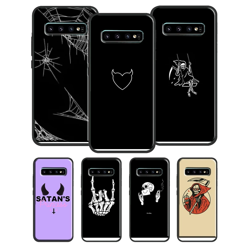 Gothic Witch Satan Case For Samsung Galaxy S21 Ultra Note Note9 Note10 Plus S10e S8 S9 S10 Plus S Fe Phone Case Covers Aliexpress