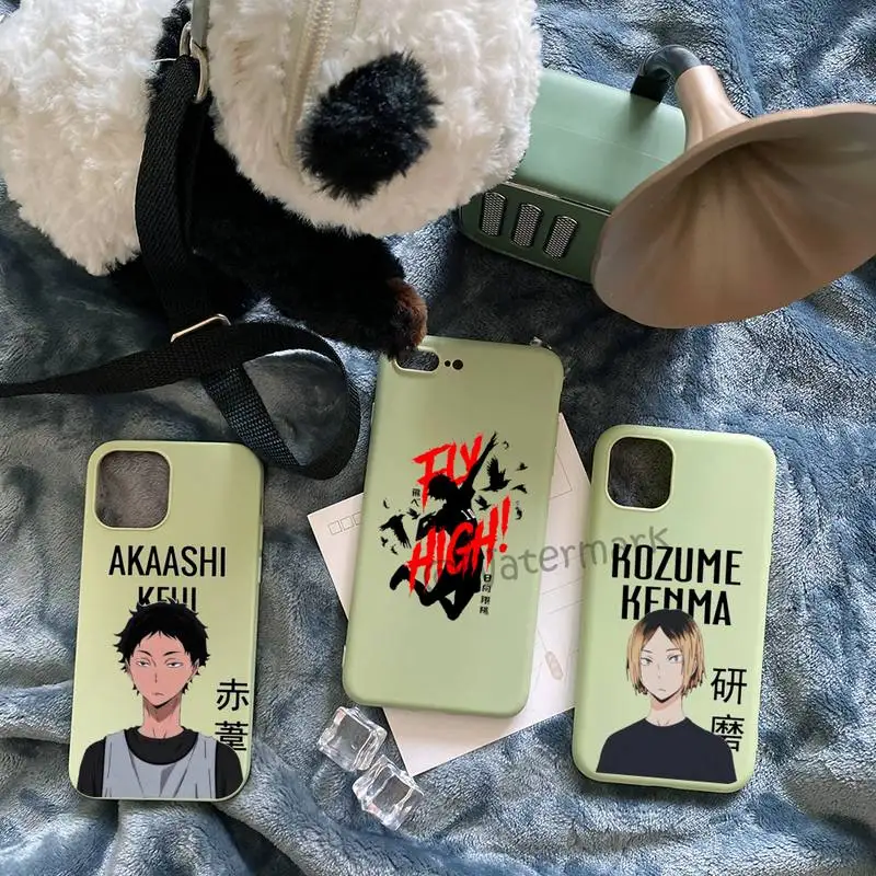 Чехол Haikyuu для телефона с постером на волейбол и японским аниме IPhone 12 11 Xs Pro Max X Xr 8 7