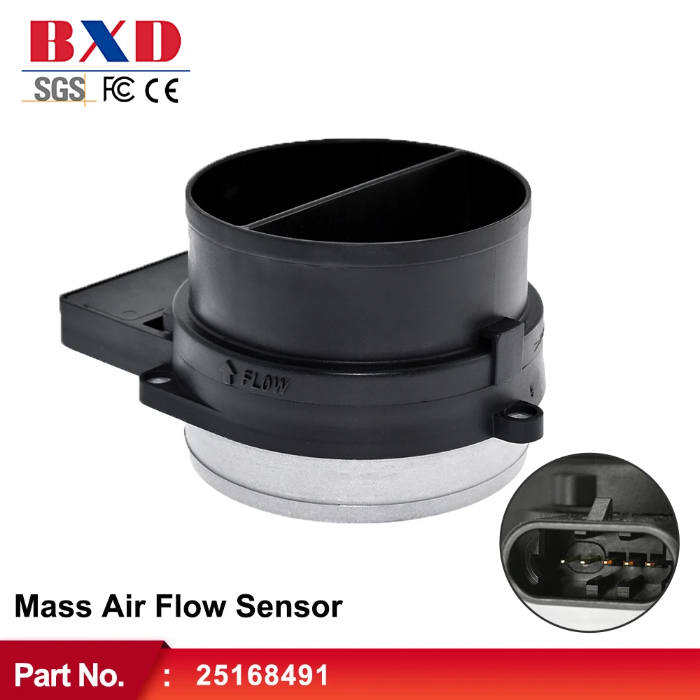 

High Quality Mass Air Flow Sensor 25168491 For Cadillac Chevy GMC Hummer Isuzu Buick Pontiac25318411 15904068