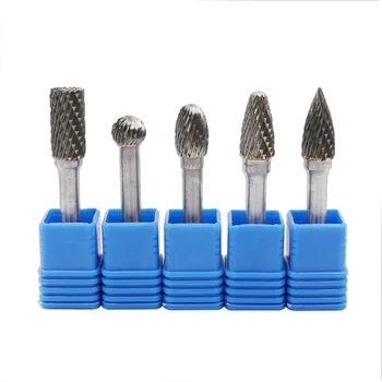 

Fixmee 5pc/lot ADEFG 10MM Head Tungsten Carbide Rotary Burrs Die Grinder Carving Cutter Bit 6mm Shank