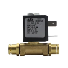 AC 220V G1/" латунь 6 бар газовый Масляный нагреватель горячей воды поршень Соленоидный клапан электрический клапан для Munters