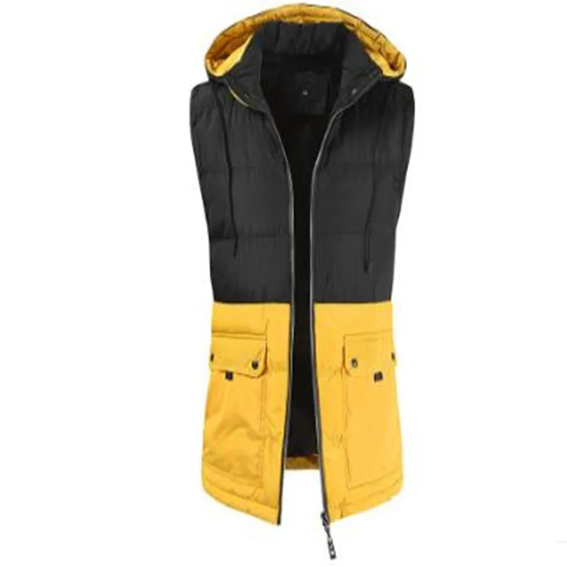 

2019 men's casual vest hooded sleeveless coat