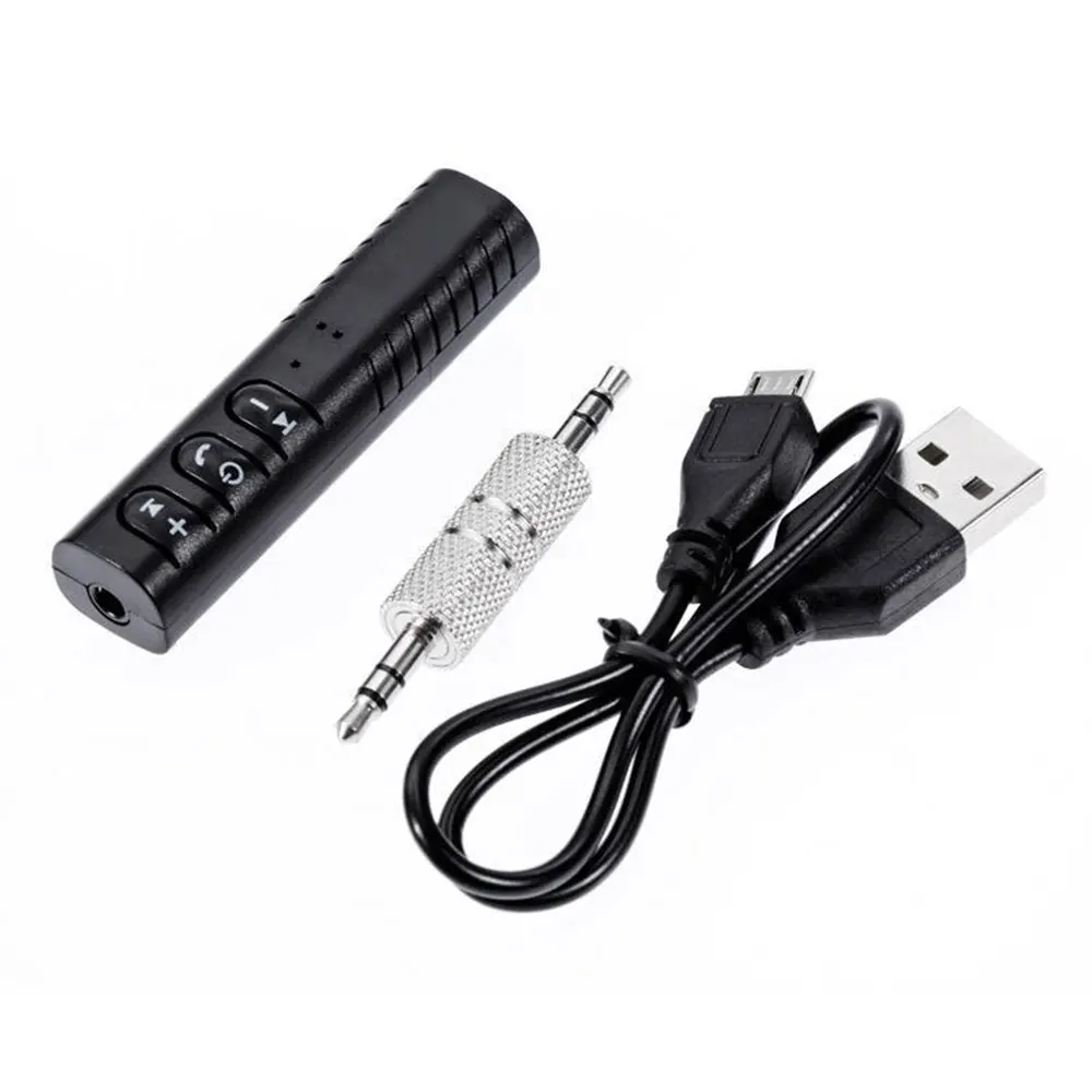 Lavalier Aux bluetooth-адаптеры автомобильный Bluetooth передатчик приемник умный Hansfree 3,5 мм Bluetooth музыкальный приемник