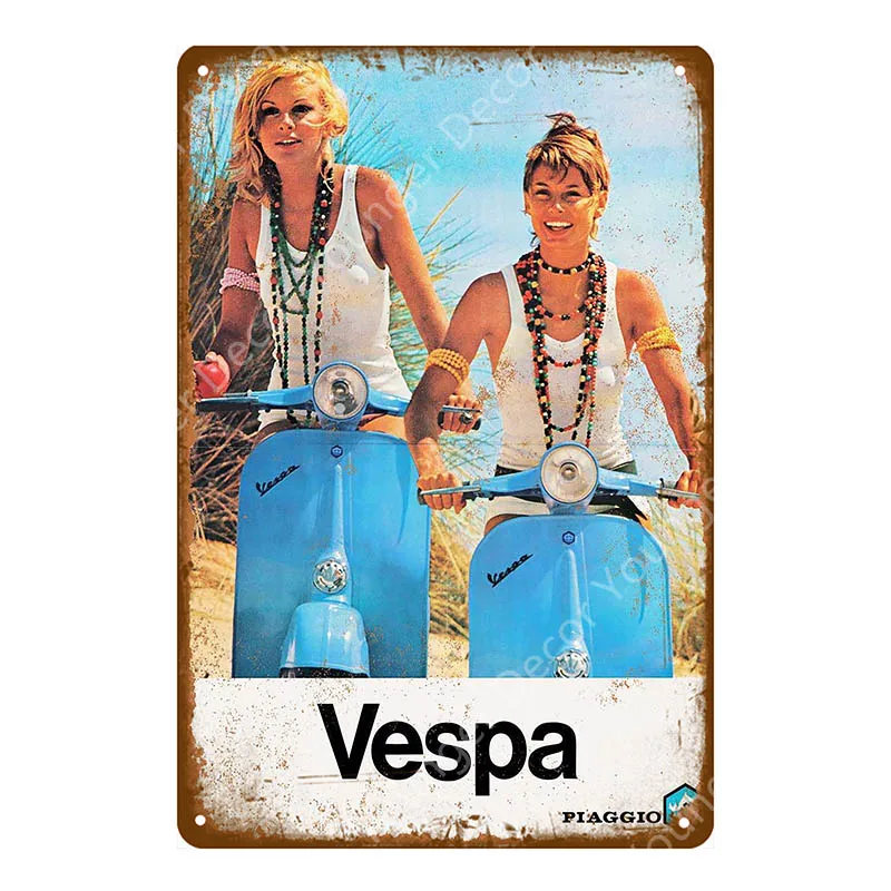 Классический Ариэль мотоциклы металлические жестяные знаки Vespa электромобиль плакат для гараж; клуб магазин домашний декор винтажное украшение для стен
