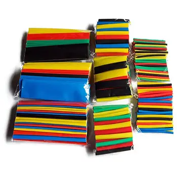 

Brand New 328 Pcs/Set Polyolefin Shrinking Assorted Heat Shrink Tube Wrap Wire Cable Insulated Sleeving Tubing Set High Quality