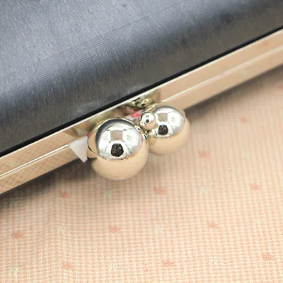 silver purse frame 18x10 см Металл-аксессуары-для сумки Obag ручка аксессуары Sac основной Кристалл Застежка металлический кошелек рамка с пластиковой коробкой сцепления - Цвет: silver purse frame