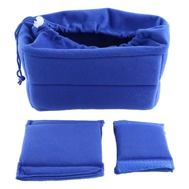 Camera Insert Padded Bag Velvet Shockproof Camera Lens Pouch Protective Storage Bag for Sony for Nikon Cameras Accessories