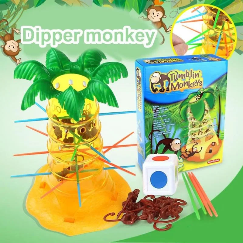 

Intellectual Parent-child Interaction Monkey Climb Tree Puzzle Game Board Game Toy Kids Adults Family Toys Gifts montessori toys