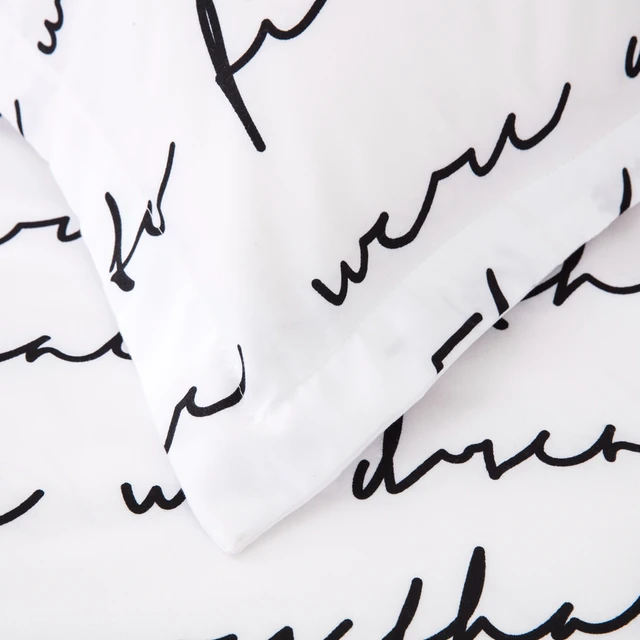 White Color letters Bedding Set Polyester Duvet Quilt Cover Pillowcases Queen Size 3PCS cheap wongs bedding None Duvet Cover Sets 100 Polyester 2 0m (6 6 feet) 2 2m (7 feet) quality 400TC Printed Europe Reactive Printing White Color letters Bedding Set Polyester Duvet Quilt Cover Pillowcases Queen Size 3PCS cheap wongs bedding None Duvet Cover Sets 100 Polyester 2 0m (6 6 feet) 2 2m (7 feet) quality 400TC Printed Europe Reactive Printing