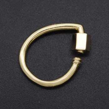 

3pcs/lot 20x25mm Waterdrop Spiral Clasp DIY Jewelry Bracelet Necklace Making Connector Trendy Hanging Chain Lock Clasps