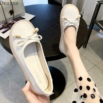

England small leather shoes female 2019 spring new students wild flat school wind single shoes soft sister female shoes