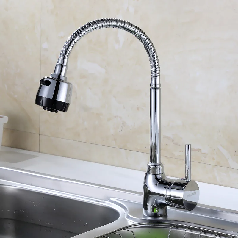 

Tao guo Kitchen Hot And Cold Faucet Amoy Universal Kitchen Sink Pool Sink Basin Faucet Kitchen Sink Single Cold Faucet