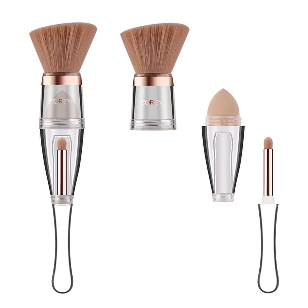 03Oblique head brush 3 в 1 High End Кисть для макияжа лица набор смешивания хайлайтер кисть для румян тени для век Кисть для основы румяна кисть, косметические инструменты - Handle Color: 03Oblique head brush
