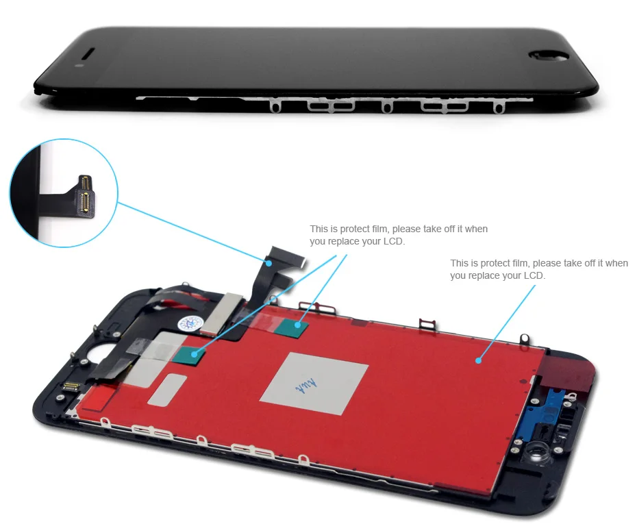 ЖК-экран PINZHENG AAA для iPhone 7 Plus, сменный ЖК-экран, ips дисплей, сенсорный экран, высокое качество, 7plus lcd S