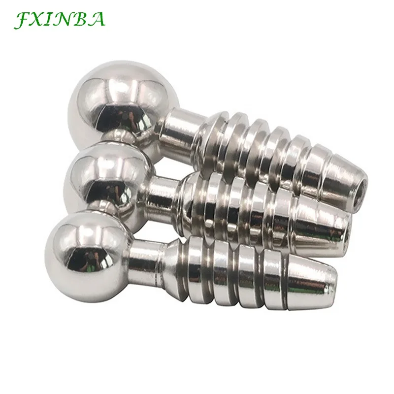 FXINBA Stainless Steel Urethral Sound Dilator Male Penis Plug Threaded Urethra Catheter Stimulator Adult Sex Toy For Men Gay
