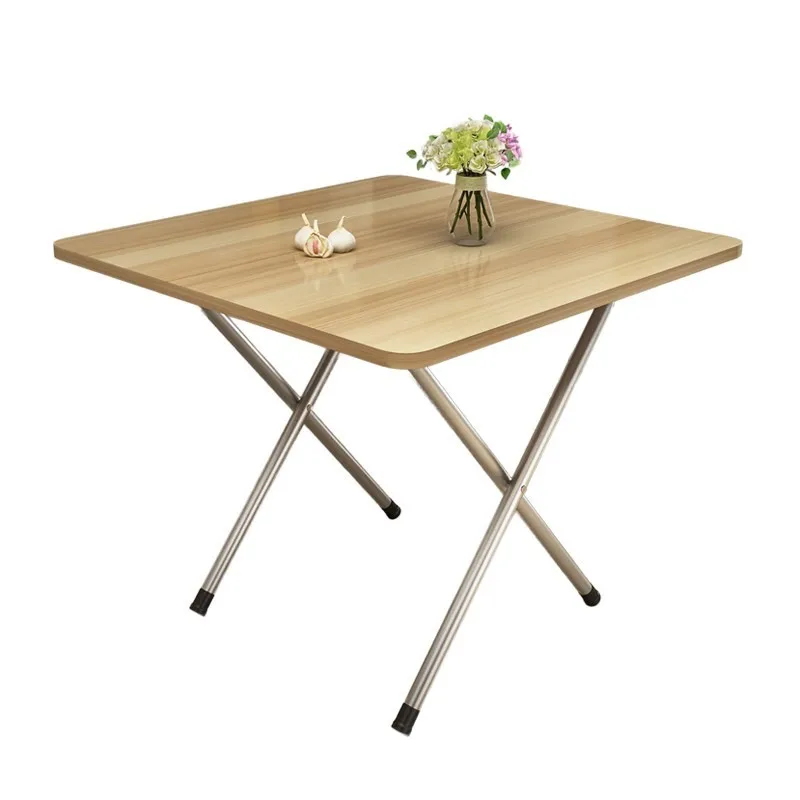 

Folding Table Stand Aside Table 2 Simple Household Small Family 4 Stalls To Eat Small Portable Square Table