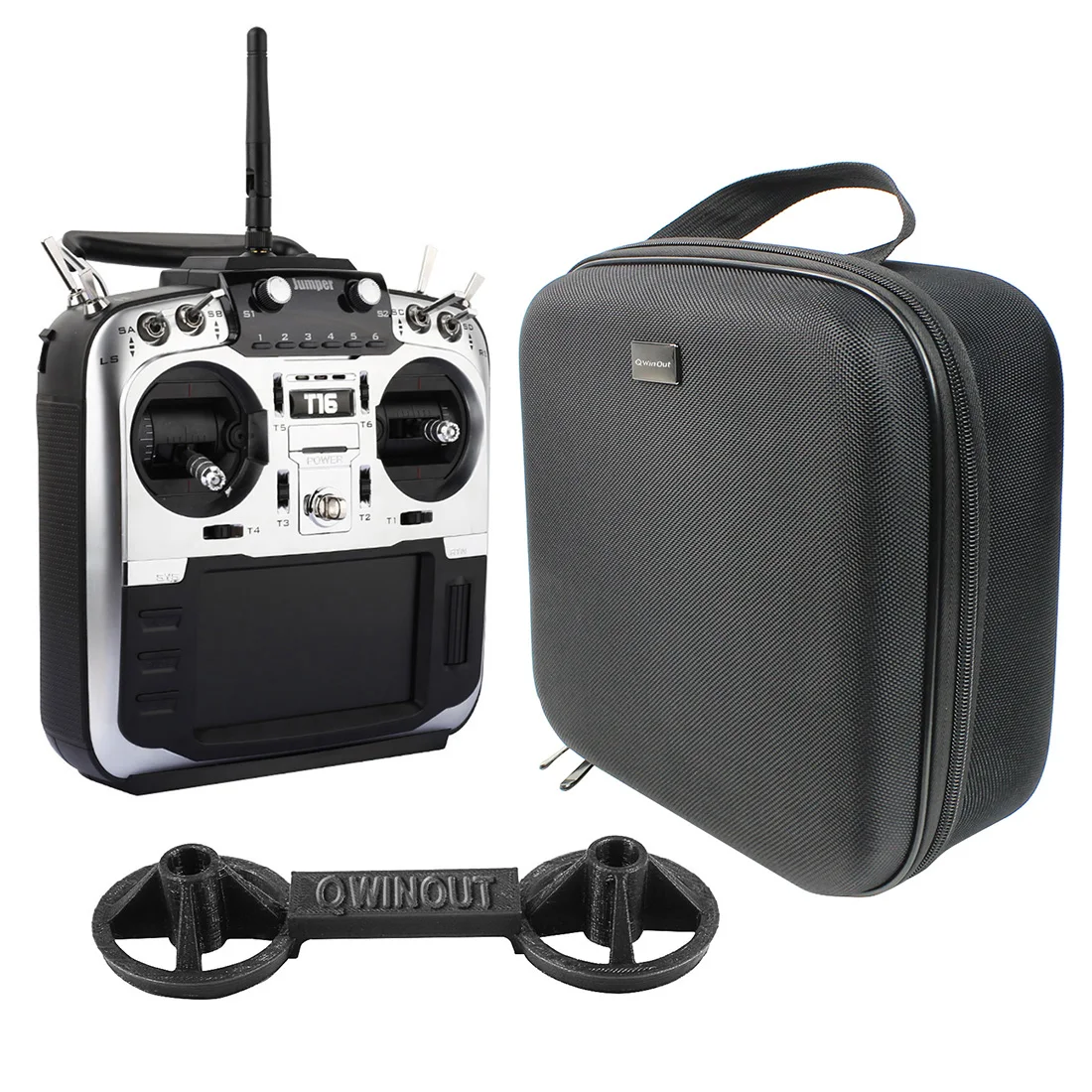 Jumper-XYZ T16 Pro Hall Gimbal с открытым исходным кодом встроенный модуль мультипротокол радиопередатчик 2,4G 16CH 4," lcd Rocker Mount Bag - Цвет: Mode 1 Mount Bag