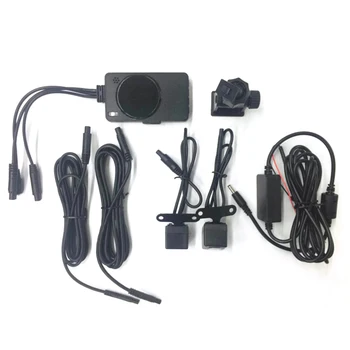 

Wide Angle Driving Dual Lens Dashboard Motorcycle LCD Display High Definition Gravity Sensing Practical Video Recorder Dash Cam
