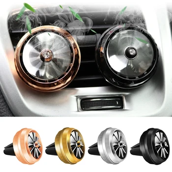 

Car Air Freshener Mini Perfume Fan Diffuser New Arrival Auto Air Vent Clip Outlet Fresh Aromatherapy Car-styling Auto Accessory