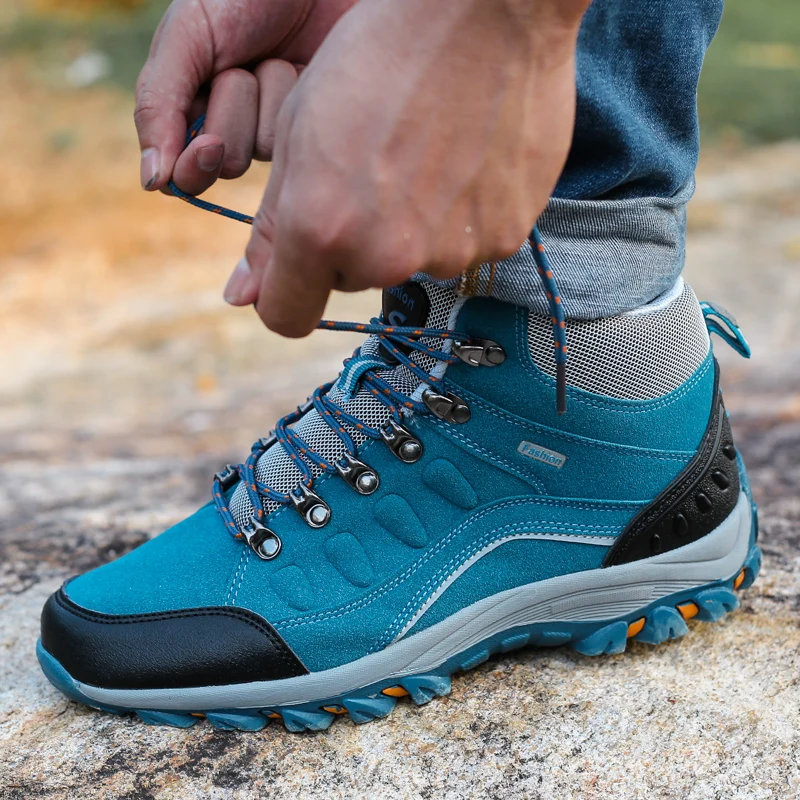 Men Snow Boots Waterproof Nylon Ski Boots Warm Outdoor Sport Shoes Men Winter Boots Fashion Sneakers