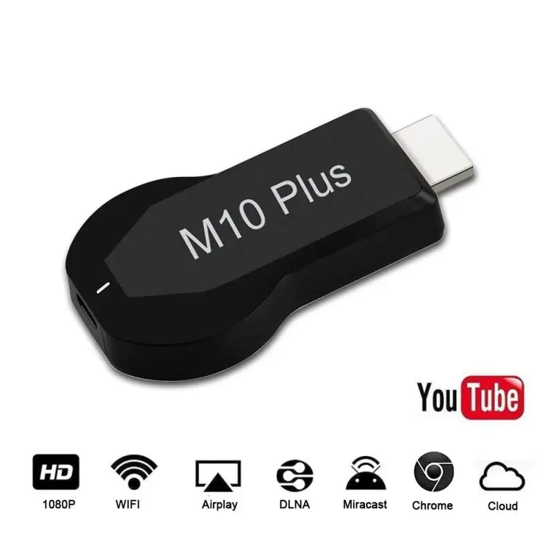 Anycast m10 plus Miracast любой беспроводной DLNA AirPlay зеркало HDMI tv Stick Wifi Дисплей ключ приемник для IOS Android