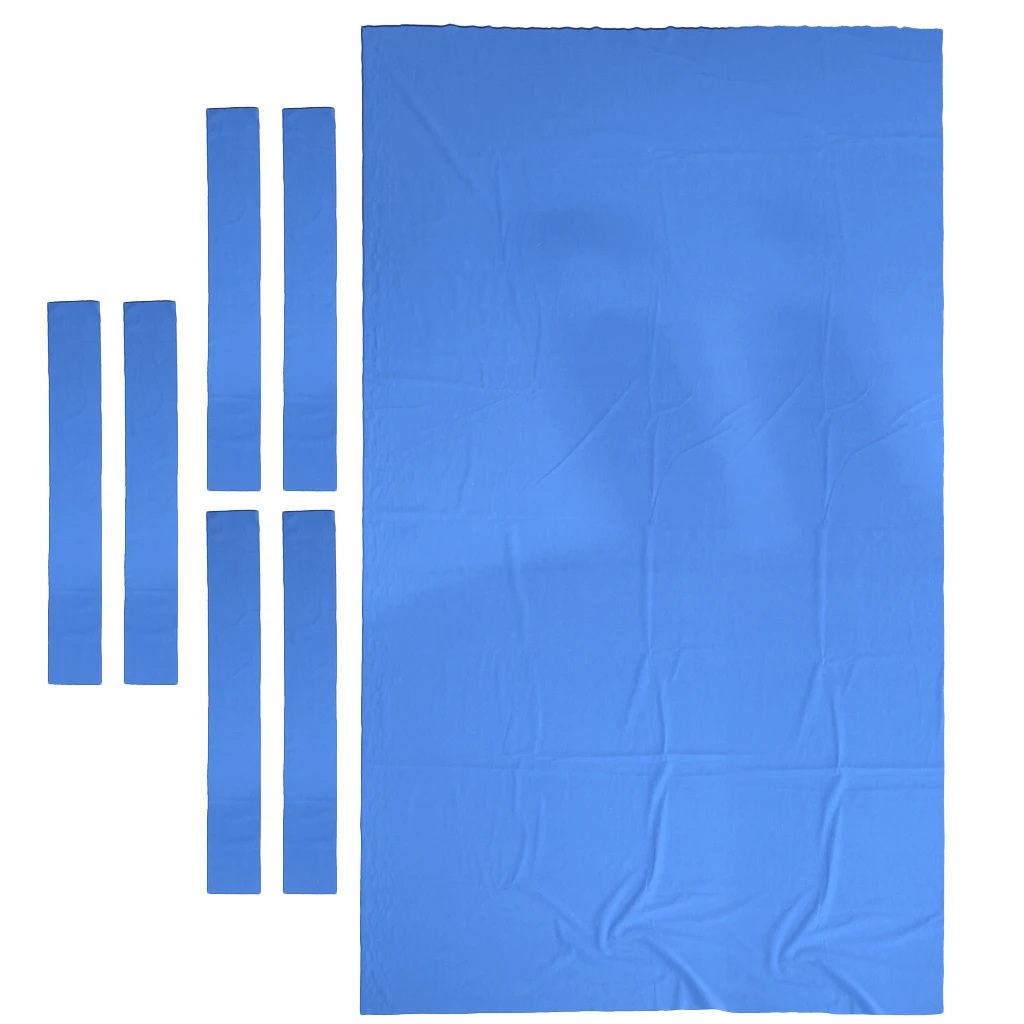 8 футов смесь шерсти бильярдный стол для игры в ПУЛ ткань снукер стол Войлок аксессуар - Цвет: Blue