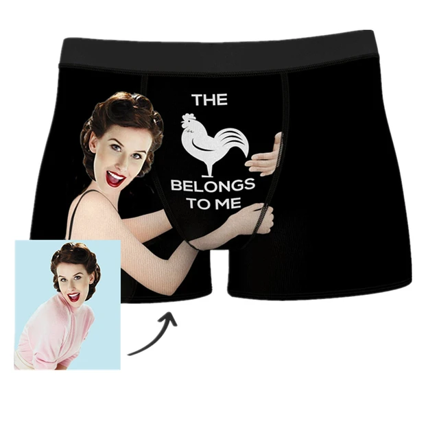 Men's Custom Sexy Girlfriend Face Boxer Shorts – MyFaceBoxerUK