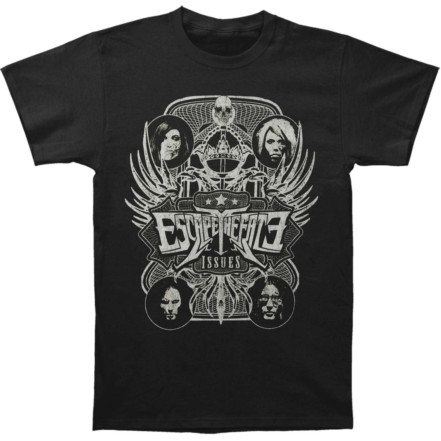 Escape The Fate Brain Dead Tour T-Shirt Short Sleeve Men's Cotton Tee Round Neck Casual Tops Size S-3XL |