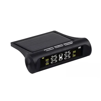 

Car TPMS Tyre Pressure Monitoring System Solar Power Digital LCD Display Auto Security Alarm Systems Tyre Pressure
