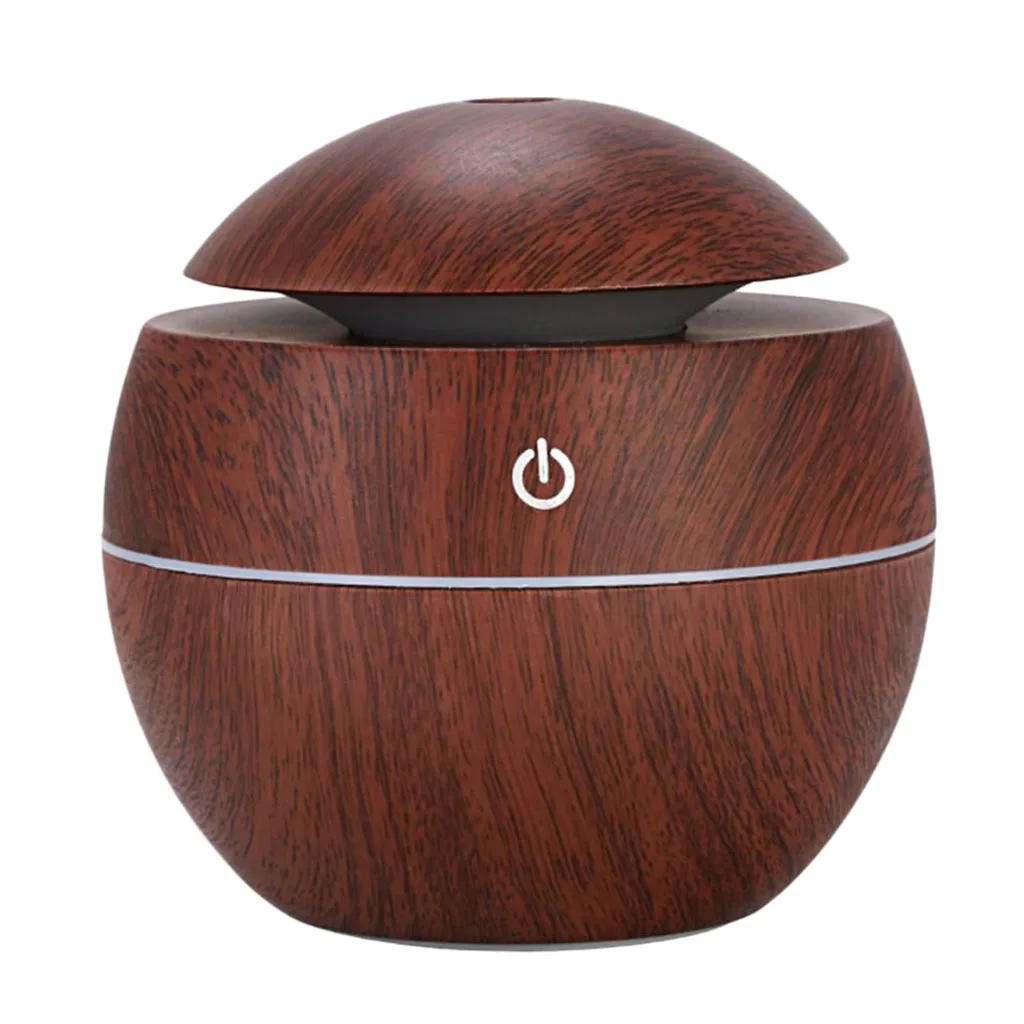 130ML Wood Grain USB Air Humidifier Air Purifier Aroma Diffuser for Office Baby Room Bedroom yoga spa Electric Aroma Diffuser