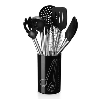 

Kitchen Set 9PCS Silicone Kitchenware Cooking Spoon Soup Ladle-Egg Spatula Turner Kitchen Tools Cooking Utensil Set Dinnerware