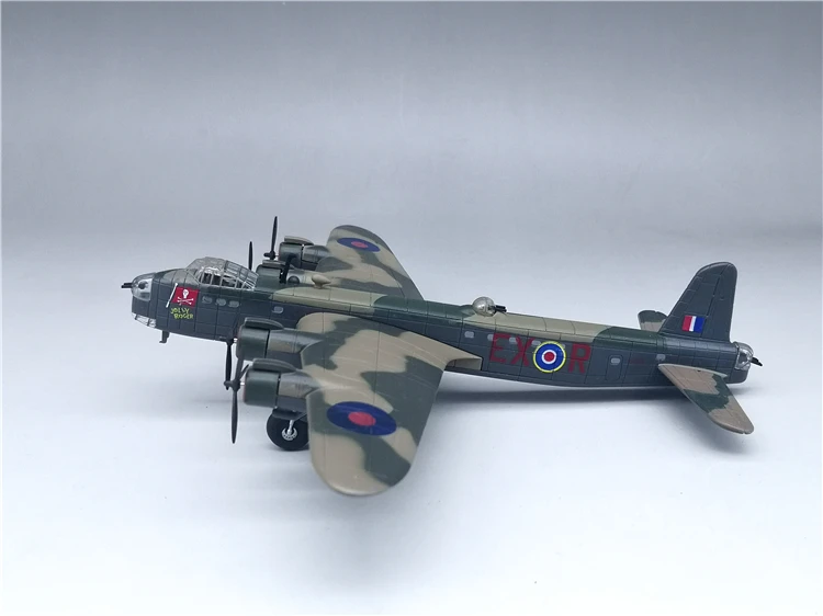 AMER 1/144 масштаб военная модель игрушки RAF 1943 короткие Stirling MkIII Bobmer литой металлический самолет модель игрушка для коллекции, подарок