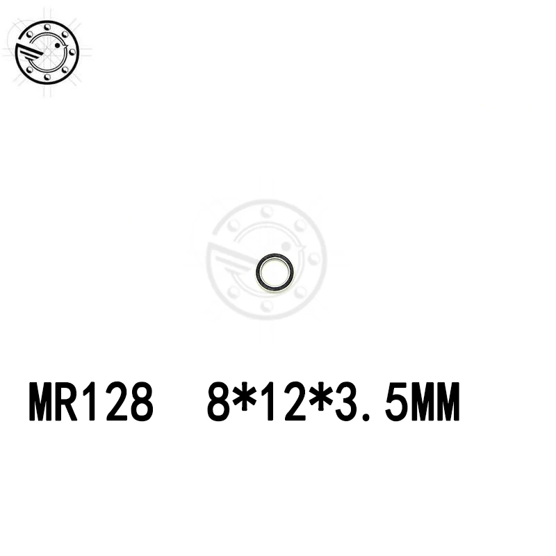 Высокое качество 10 шт MR128-2RS ABEC-5 8*12*3,5 мм Миниатюрные шарикоподшипники MR128RS L1280 8X12X3,5 мм