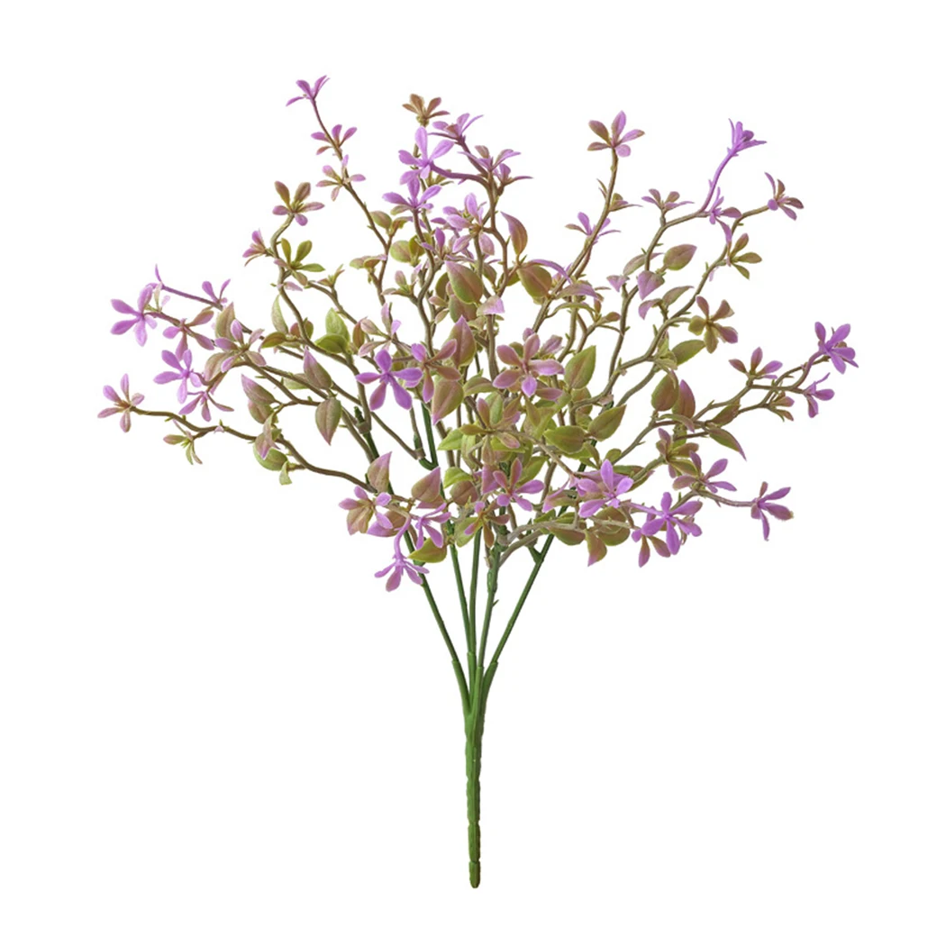 4 шт. зеленый искусственный букет из папоротника искусственных растений шелка