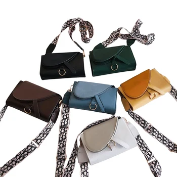 

Fashion Women Solid Color Shoulder Bag Waterproof Messenger Bag with Detachable Shoulder Strap Multiple Colors Available 2020