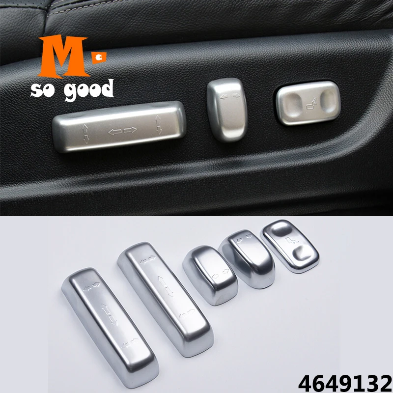 

ABS Matte For Honda CRV CR-V 2012/13/14/15/16 Car Seat Adjustment Switch Buttons Panel Sticker Cover Trim Interior Accessories