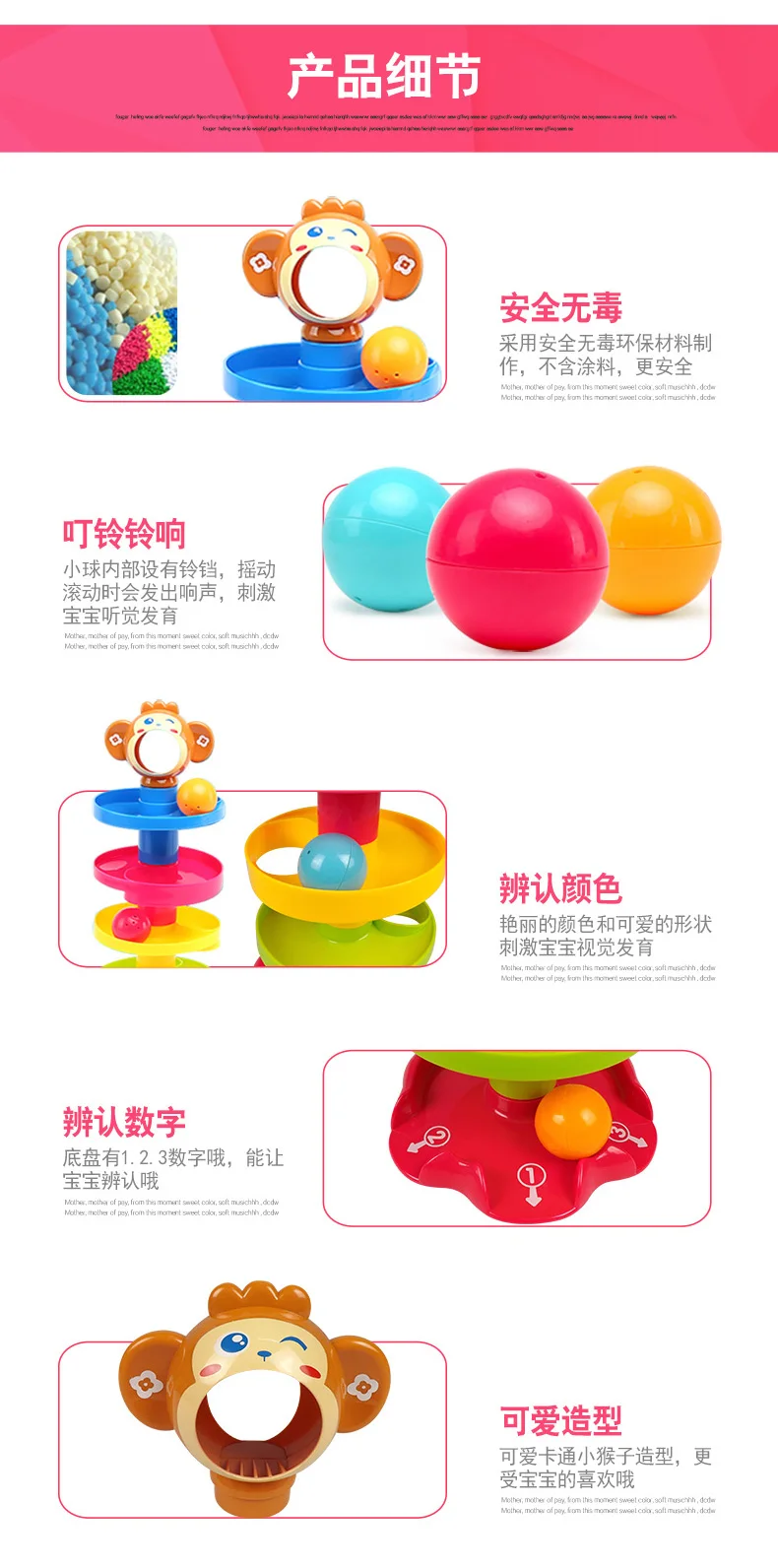 Douyin игрушка-погремушка детская ручная детская тактильная детская мяч детский мяч рулон crocs обувь qiu 0-6-18 месяцев не