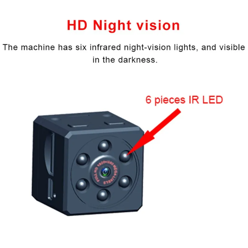 

Md18e Mini Camera Motion Detection Video Function 1080p Hd Video Mini Camera Night Vision Strong Magnetic