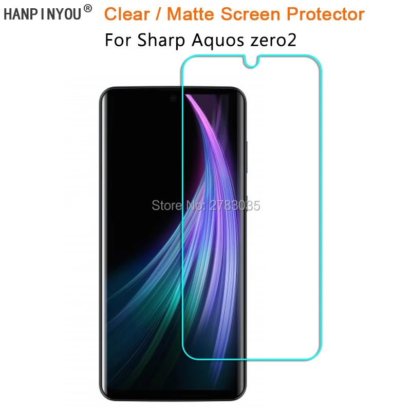 For Sharp Aquos zero2 SH-01M 6.4&quot Clear Glossy /Anti-Glare Matte Screen Protector Protective Film Guard (Not Tempered Glass) | Мобильные