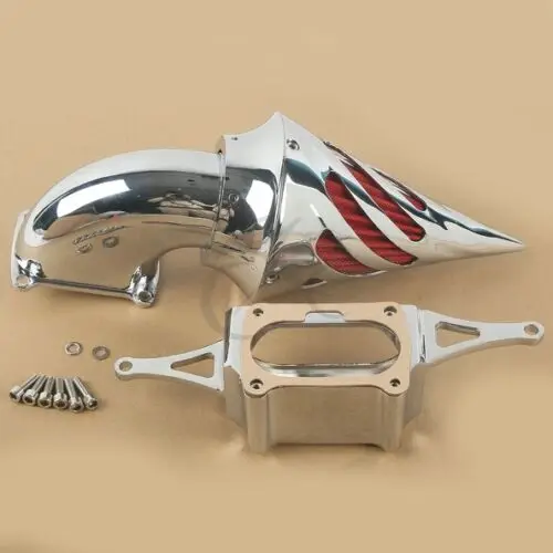 Мотоцикл воздухоочиститель наборы Впускной фильтр Blcack для Yamaha Roadstar XV1700PC Warrior 02-10 черный хром
