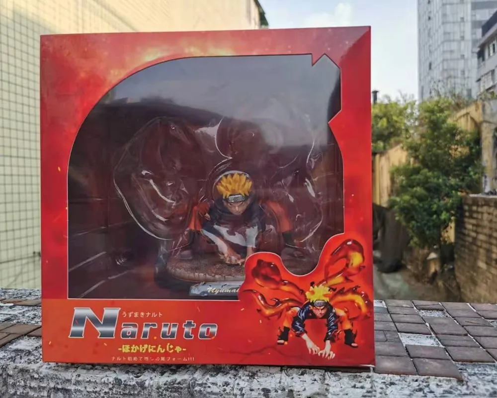 Наруто Аниме пластиковая фигурка героя Наруто Kurama Figma игрушки для детей GK Ninetales кукла, модель из ПВХ фигурка Наруто