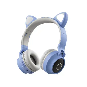 

Cat Ears Global Luminescence Rechargeable Wireless Mobile Phone Computer Wireless Sports Stereo Headphones