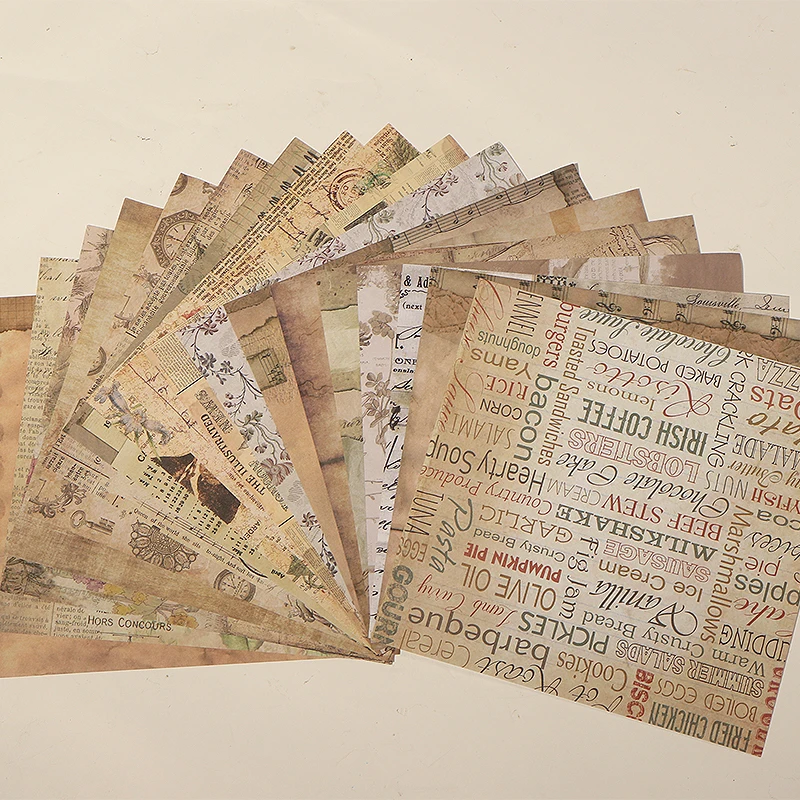 Рисунок 2 - винтажная бумага DIY Скрапбукинг