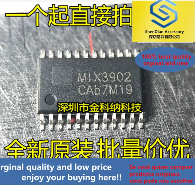 

10 шт. только оригинальный новый MIX3902 новый оригинальный SMD TSSOP встроенный стерео звуконепроницаемый bluetooth динамик чип