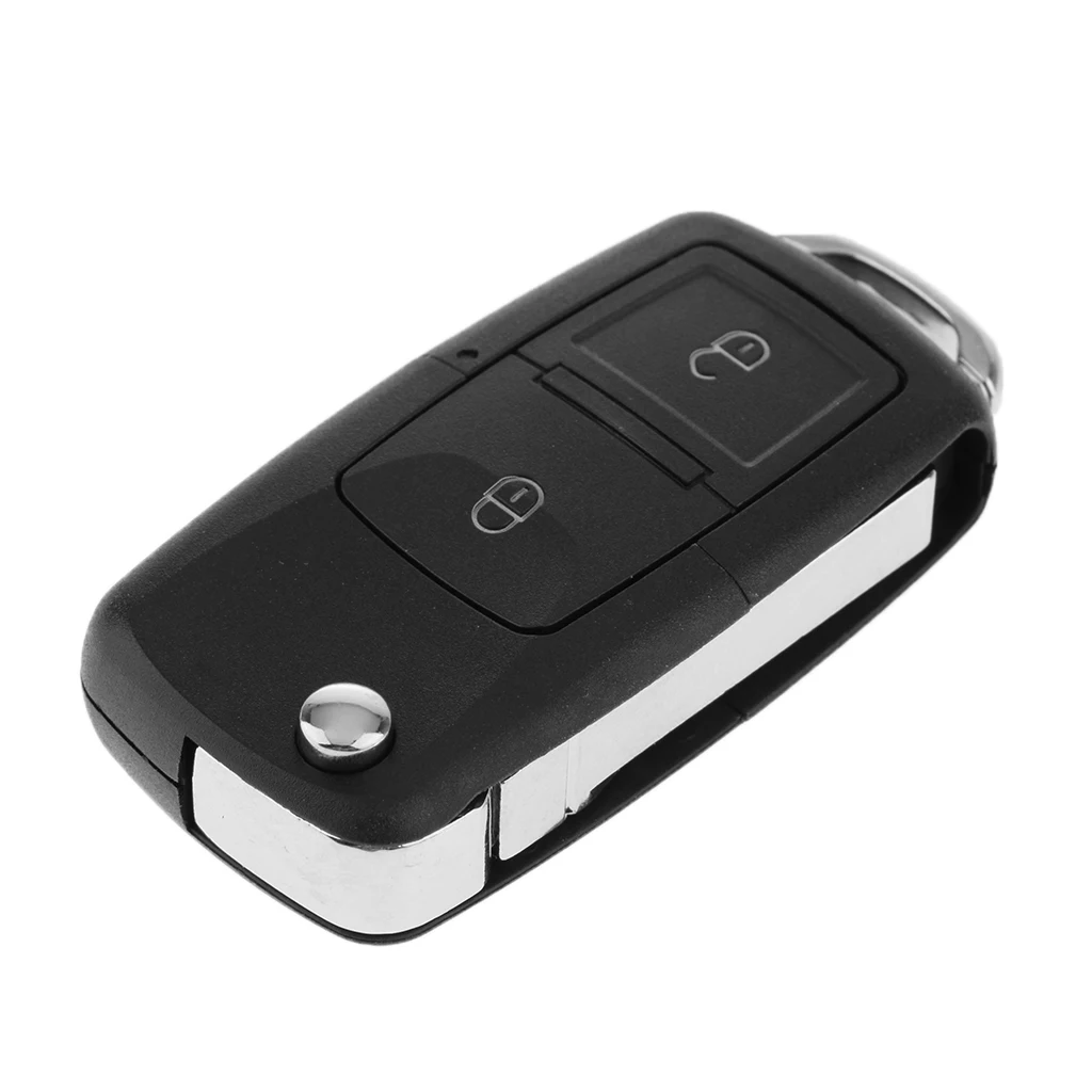 2 Buttons Car Flip Remote Key ID48 Chip For VW Bora Golf MK4 Part Number:1J0959753CT
