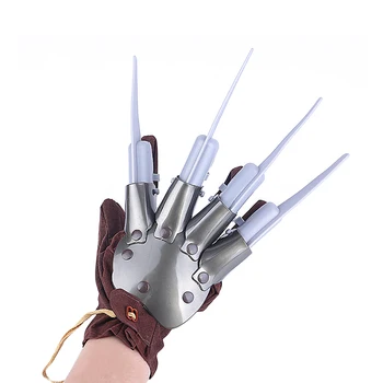 

Creative Halloween Men Freddy Krueger Gloves Wolverine Ghost Claw Gloves Fancy Dress Gloves Masquerade Show X-Men Cosplay Props