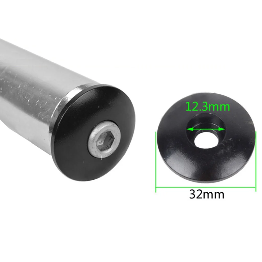 130mm Folding Bicycle Quill Stem Adapter MTB Bike Stem Adaptor Riser 22.2/25.4mm High Strength Lightweight Aluminum Alloy Parts
