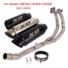 For Honda CBR500 CB500X CB500F 2013-2019 Motorcycle Exhaust Tips Muffler Tail Tube Front Header Link Pipe Modified System