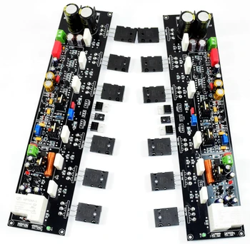 

KSA50 2SA1943/2SC5200 + MJE15034/MJE15035 High power HIFI fever Pure after-class Class AB 250W+250W amplifier board